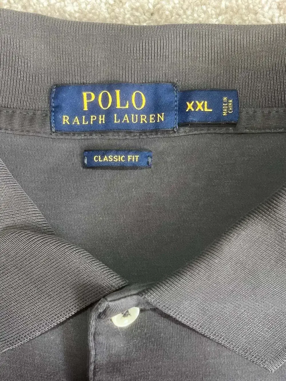 Polo Ralph Lauren Classic Fit Short-Sleeve Polo Shirt in Gray, Size XXL